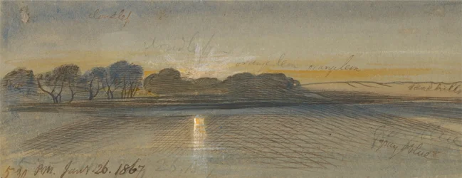 Coucher de soleil sur le Nil